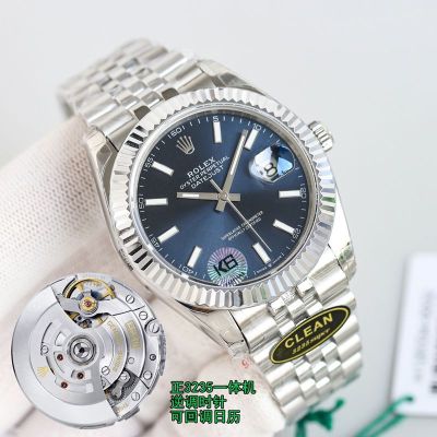 C Factory ROLEX 904L Steel 3235 Automatic Movement Blue Watch